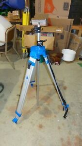 Used Pacific Crest Aluminum Tripod With Telescoping Antenna Mount &amp; Carry Bag