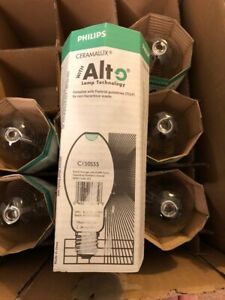 (BOX OF 8) Philips Ceramalux C150S55/ALTO HPS Lamp, ED-23.5, 150W, 368746