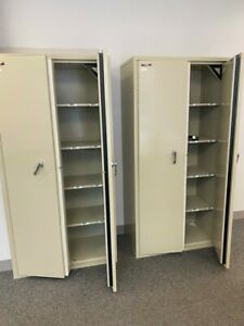 5-Shelf 2-Door FireKing Fire proof storage cabinet Combo Lock