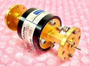 HUGHES MMW MILLITECH 45112H-1000 Isolator Q-BAND Waveguide 33-50 GHz