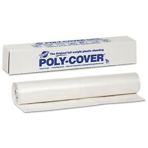 6MIL 20X100 CLEAR POLY COVER 6X20C  - 1 Each