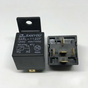 10Pcs SANYOU SARL-112DF 12VDC Automotive Relay 40A 5Pin New