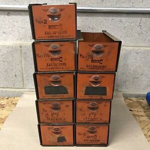 VINTAGE DORMAN PARTS BINS 9 DRAWERS AUTOMOTIVE ADVERTISING