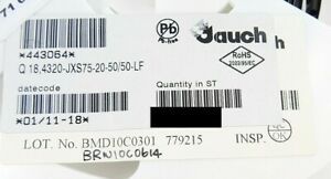 Jauch 18,4320MHZ SMD Quarz Crystal Unit Q 14,4320-JXS75-20/50-LF (5 Stck)