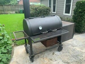  Klose off set wood/charcoal bbq pit smoker