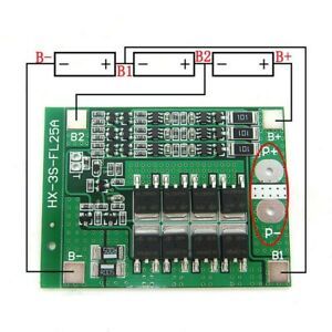 Balance Protection Board Battery Li-Ion Over-Current PCB Short Circuit