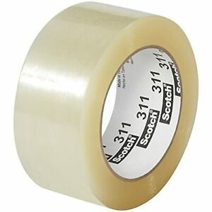 Scotch 311 Acrylic Packing Tape 2 Inch x 110 Yards 2.0 Mil Thick Clear for Mo...