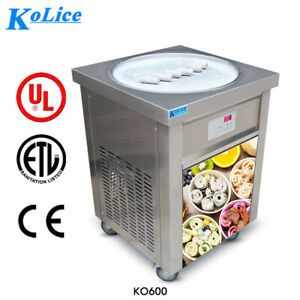 ETL 22&#039;&#039;(55cm) Single round pan fried ice cream machine rolled ice cream machine