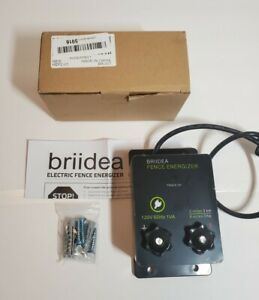 Briidea 2Mile Electric Fence Energizer for Preventing Wild Animals Intruding NEW