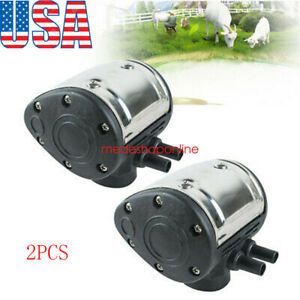 2* L80 Pneumatic Pulsator for Cow Milker Milking Machine Dairy Farm FDA USA Ship