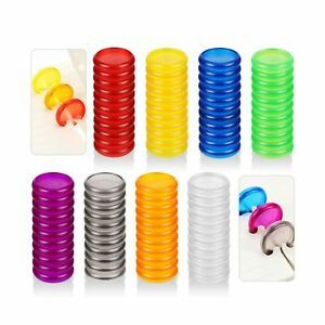 88 Pieces Plastic Mini Discs Multicolor Binding Ring Discs Expansion Discs for A
