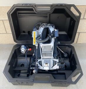 Scott SCBA 4.5 Air-Pak Harness EZ Flo Reg DIN Air Supply Gauge EBSS Hard Case