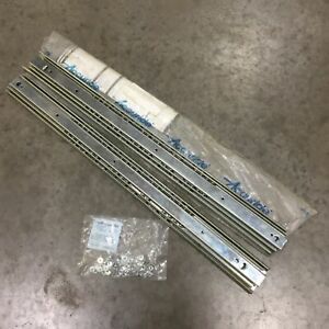 Accuride C3601-24D Heavy-Duty 1&#034; Over-Travel Drawer Slide Pair, 24&#034;, 255 lbs