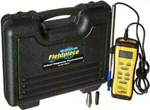Fieldpiece SRH3 In-Duct HVAC/R Portable Digital Diagnostic Psychrometer + Case