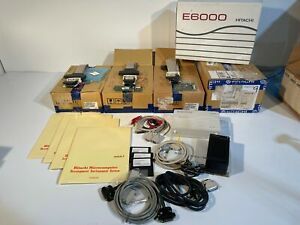 2 Hitachi Renesas E6000 Development Emulator Lot PCI Interface Cards Cable AS-IS