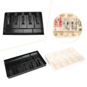 Cash Register Money Tray Locking Cashier Storage Case Money Drawer Box