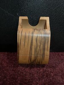 Gorgeous Oregon Myrtlewood Business Card Holder Desk MINT Condition!