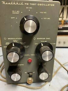 Vintage Heathkit  FM Test Oscillator