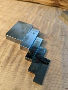 Vintage Starrett Webber 5 Pc Gage Block Set