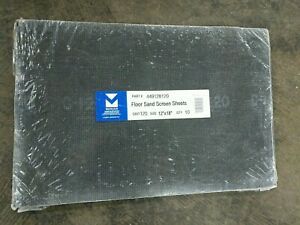 449128120 12&#034; x 18&#034; Floor Sand Screen Sheets 120 Grit 10