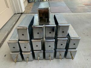 Lot of 17 - 8&#034; Coin Box - Money Box - ESD #71630/XD 8&#034;/Greenwald Equivalent 8&#034;