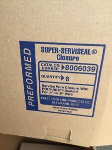 Super Serviseal Closure Catalog # 8006039 NEW Box Of Quantity 6