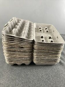 Lot of 20 Empty Paper Cardboard Egg Cartons 18 Count Eggs Holder Cartons