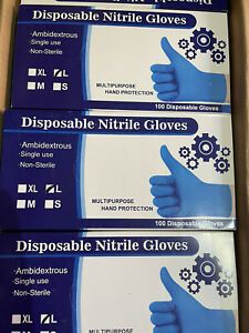 BLUE NITRILE GLOVES (50 PAIRS PER BOX)