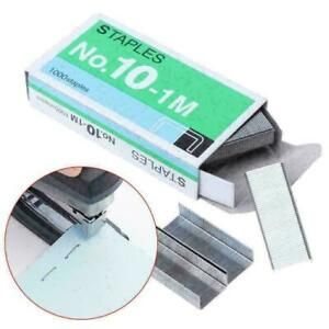 1000pcs SIZE NO 10 Staples Box For Desktop Stapler Staples Metal Y4Z7 R4Z5