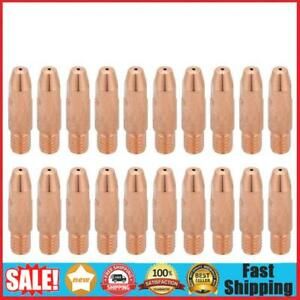 20pcs/set 24KD MIG Welding Torch Gas Nozzles Welding Contact Tips Holder