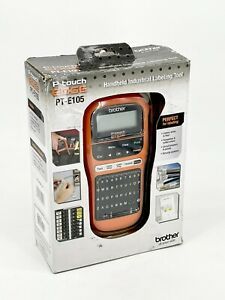 Brother P-touch EDGE PT-E105 Electrical Cable and Wiring Label Maker Open Box