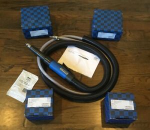 PFERD PGAS 10/40 V-HV Pneumatic Straight Grinder W/ Assorted Polishing Buffs
