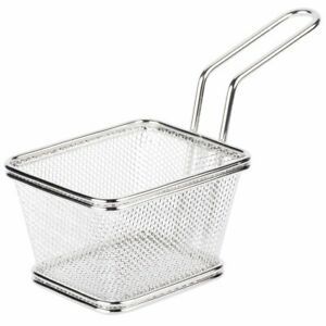 GET 4-81860 4” X 3.25” X 2.25” SINGLE SERVING FRENCH FRY BASKET (PACK OF 1