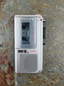 Sony M-570V Handheld Cassette Voice Recorder Tested Micro-casette