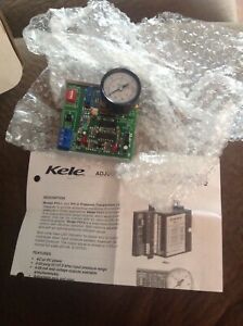 KELE  ADJUSTABLE PRESSURE TRANSMITTER PVI-2 WITH GAUGE NEW