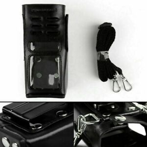 1x Leather Holder Case For  GP338 GP339 GP360 PRO7350 H250 PTX760  EP
