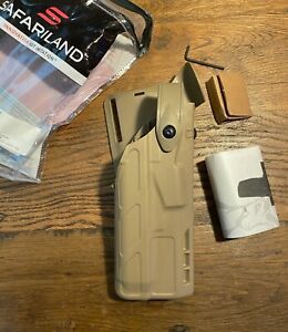 Safariland® 7365 ALS/SLS Level-3 7TS™ RH FDE Duty Holster, GLOCK 20, 21 w/ LIGHT
