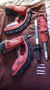 Hilti GX 3  &amp;  Hilti GX120 &amp; Hilti Extention GREAT LOT! ALL WORKING GAS NAIL GUN