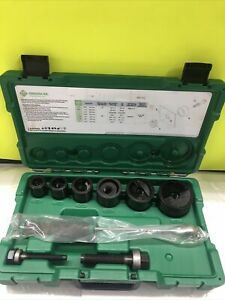 Greenlee 7238SB SlugBuster Knocket Punch Set 1/2” to 2” with Ratcheting Wrench