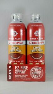 First Alert Fire Extinguisher | EZ Fire Spray Fire Extinguishing - Pack of 2