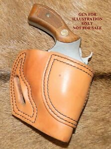 Gary C&#039;s Leather Avenger OWB Revolver HOLSTER S&amp;W J Frame 1-7/8&#034; / 2&#034; Light Cant