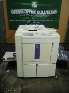 Riso MZ790 HIGH SPEED 11x17 2 COLOR Digital Duplicator NETWORKED Lo Meter STAND