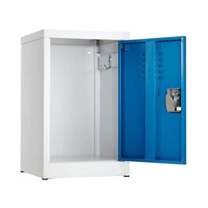 Locker 24 in. H x 15 in. W Vented Lockable Lightweight Easy-To-Assemble Blue