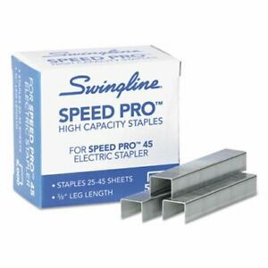 Swingline Speed Pro High Capacity Staples, 3/8&#034; Leg, 5,000/Box (SWI35465)