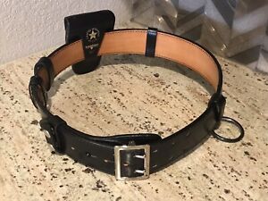 DUTYMAN BELT Plain 2 1/4&#034; Leather 1011U Size 36 Police TACTICAL Security