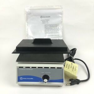 FISHER SCIENTIFIC CLINICAL ROTATOR MODEL 341 NOS with LID TRAY &amp; MANUAL