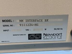 NEWPORT KLINGER MM INTERFACE BX
