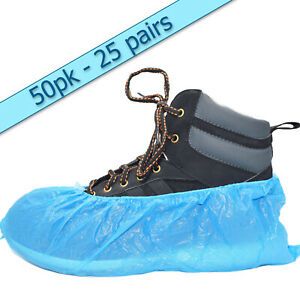 Every Day Disposable shoe boot cover overshoe Pack of 50 (25prs) None Slip