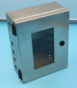 SCE 10x8x4-3/16 Industrial Electrical ELJ Enclosure w/ Viewing Window NEMA 4X