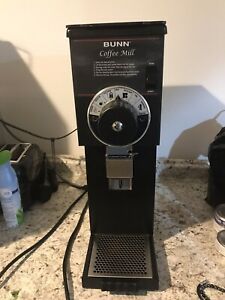 Bunn 22104.0000 G1 HD 1 lb. Black Retail Shop Bulk Coffee Grinder 120V